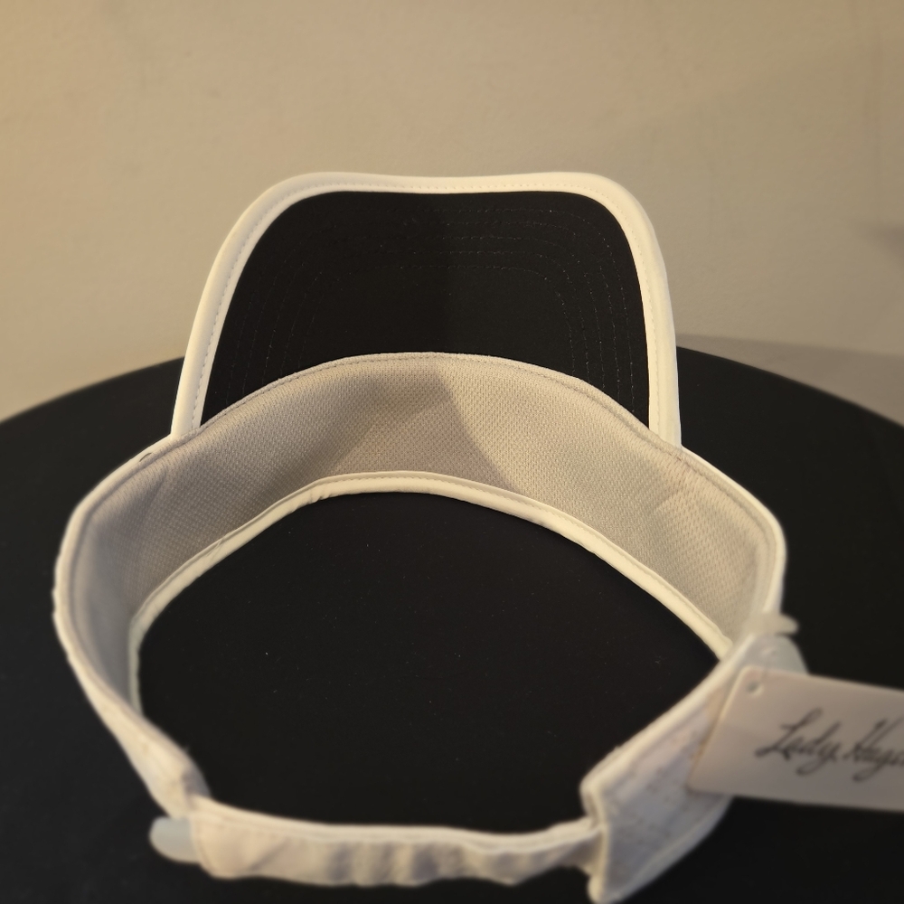 Walter Hagen Women's Perforated Adjustable Golf Visor - Picture 6 of 8